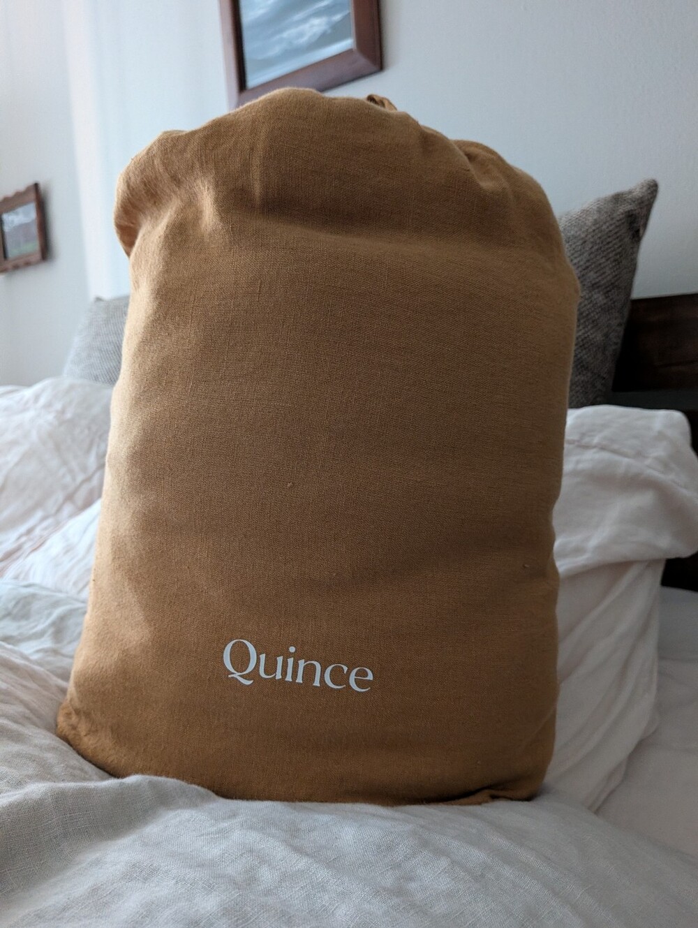 Quince European Linen Sheet Set Queen - Picture 3 of 6